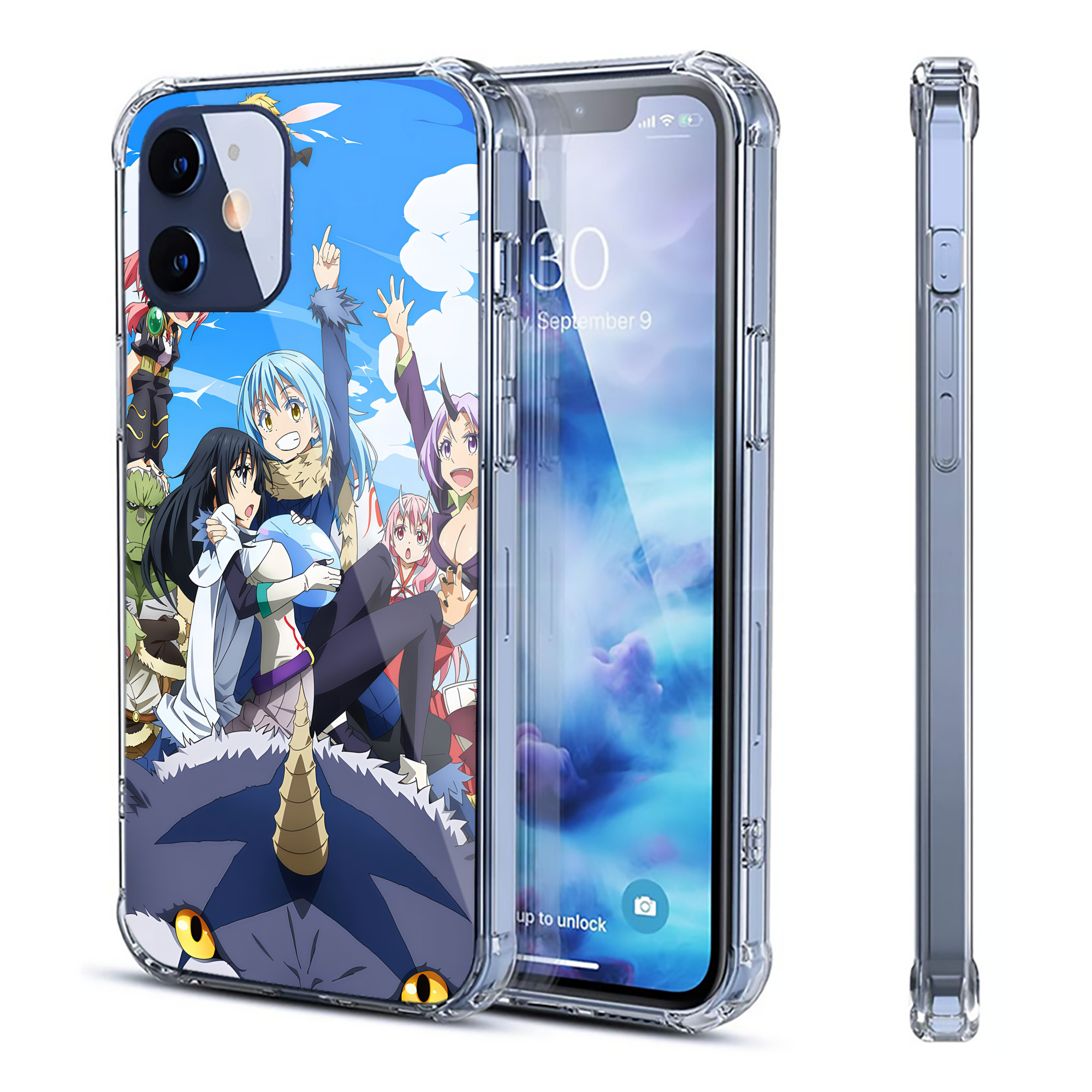 （画像用） 転スラ Regarding Reincarnated to Slime 【iPhone 12シリーズ対応】透明スマホケース（クリアソフトケース）